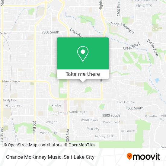 Mapa de Chance McKinney Music