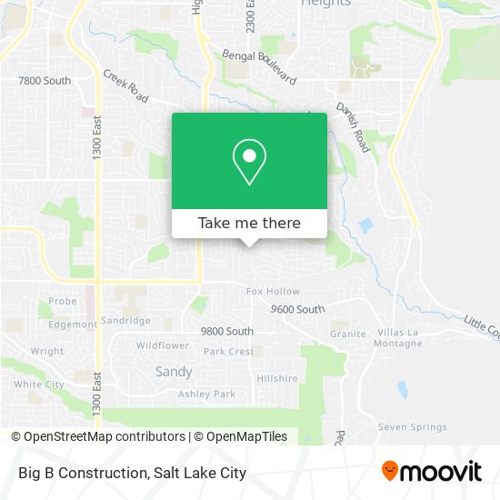 Big B Construction map