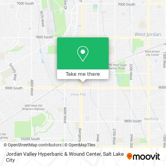 Mapa de Jordan Valley Hyperbaric & Wound Center