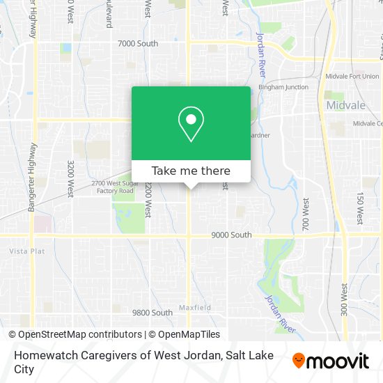 Homewatch Caregivers of West Jordan map