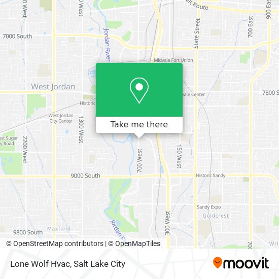 Lone Wolf Hvac map