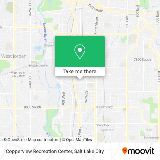 Copperview Recreation Center map