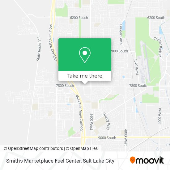 Smith's Marketplace Fuel Center map