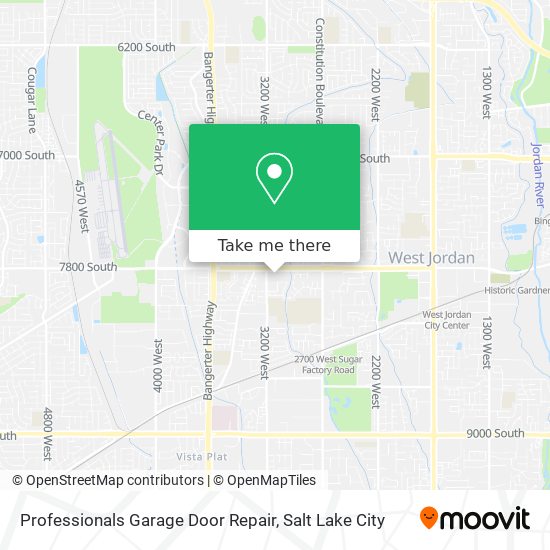 Mapa de Professionals Garage Door Repair