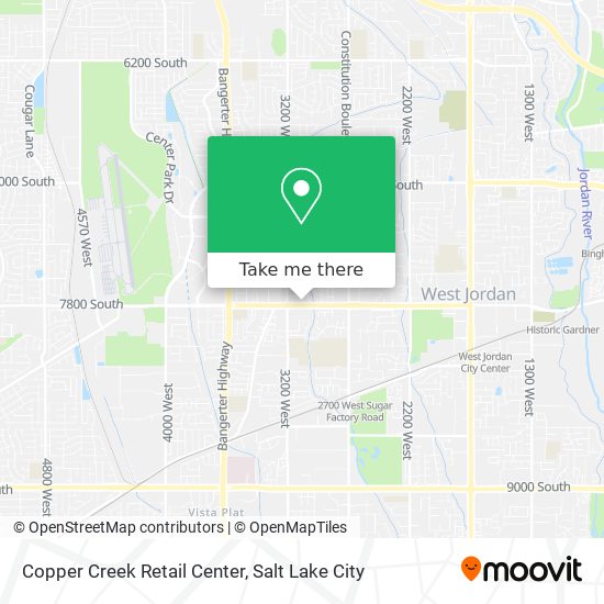 Mapa de Copper Creek Retail Center