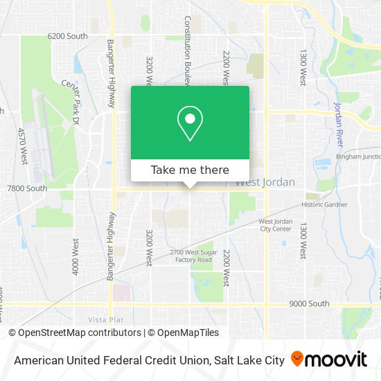 Mapa de American United Federal Credit Union