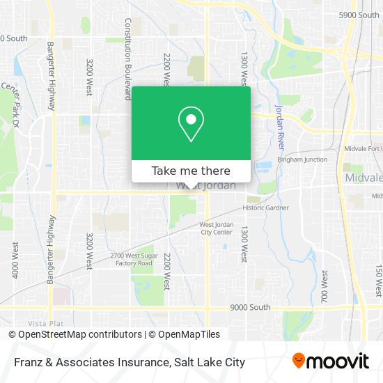 Mapa de Franz & Associates Insurance