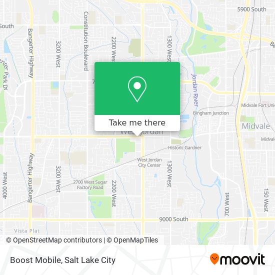 Boost Mobile map