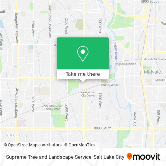 Mapa de Supreme Tree and Landscape Service