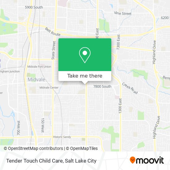 Tender Touch Child Care map