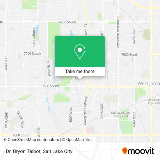 Dr. Bryon Talbot map