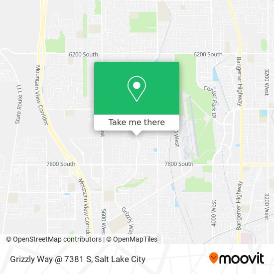 Grizzly Way @ 7381 S map