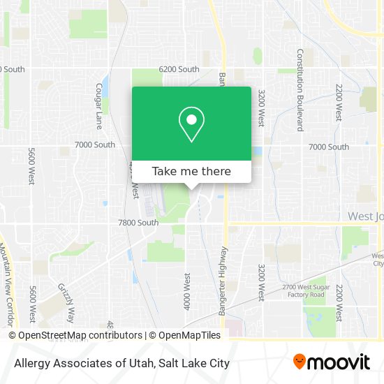 Mapa de Allergy Associates of Utah