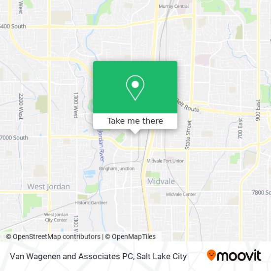 Van Wagenen and Associates PC map