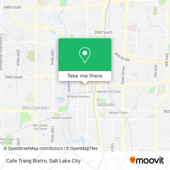 Cafe Trang Bistro map