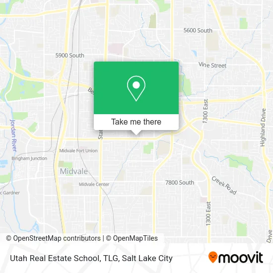 Utah Real Estate School, TLG map