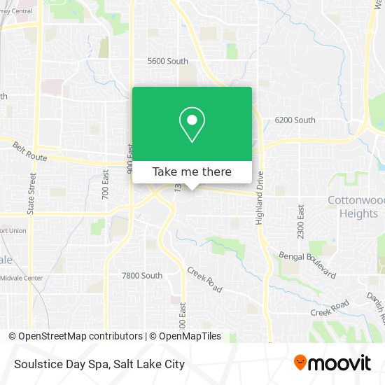 Soulstice Day Spa map