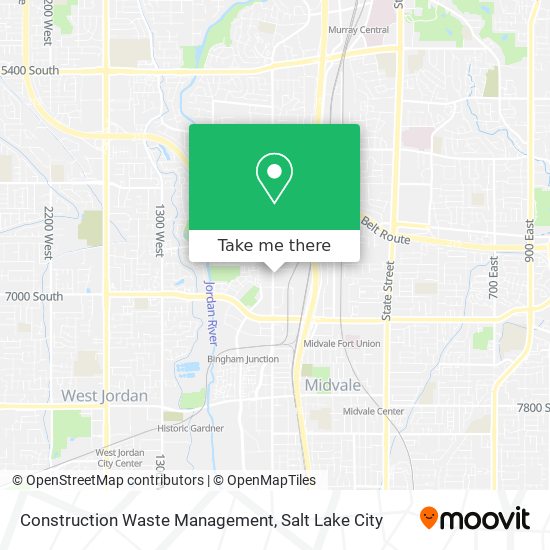 Construction Waste Management map