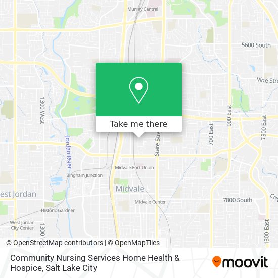 Community Nursing Services Home Health & Hospice map