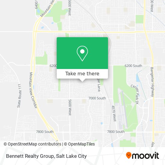 Bennett Realty Group map