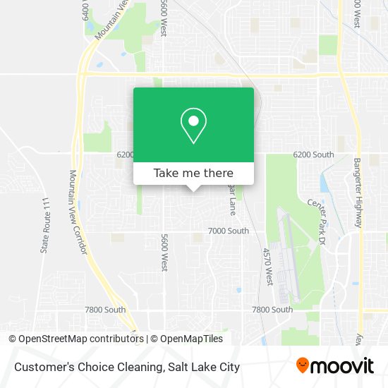 Customer's Choice Cleaning map