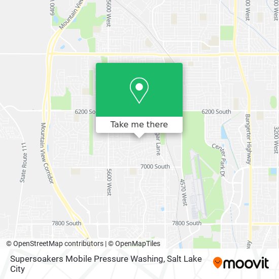 Mapa de Supersoakers Mobile Pressure Washing