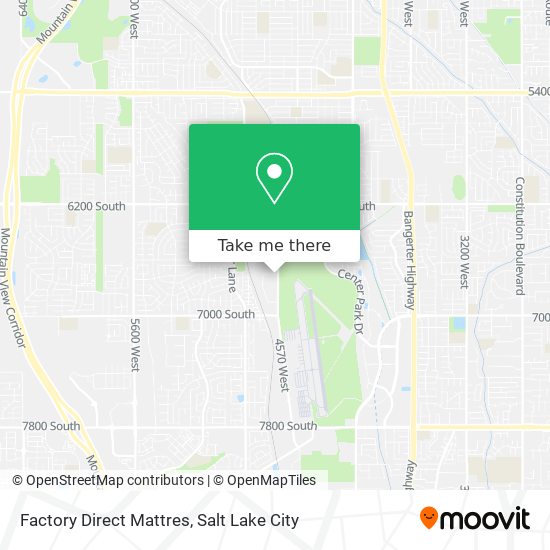 Factory Direct Mattres map