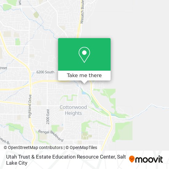 Utah Trust & Estate Education Resource Center map