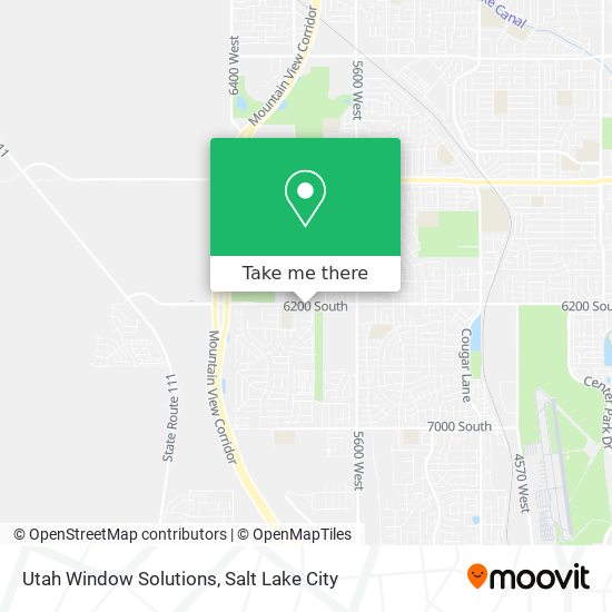 Utah Window Solutions map