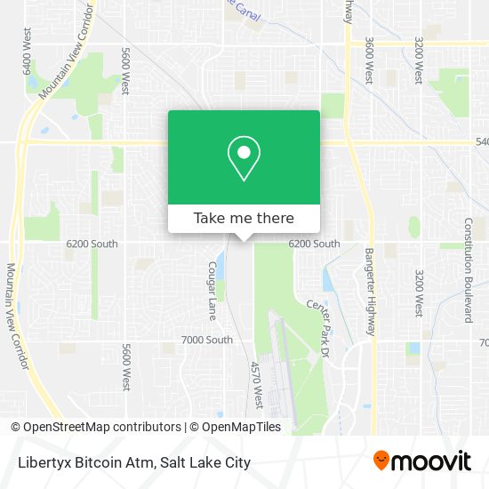 Mapa de Libertyx Bitcoin Atm