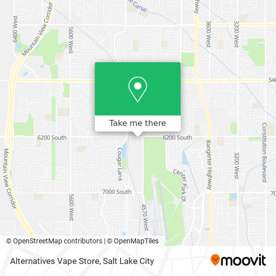 Alternatives Vape Store map
