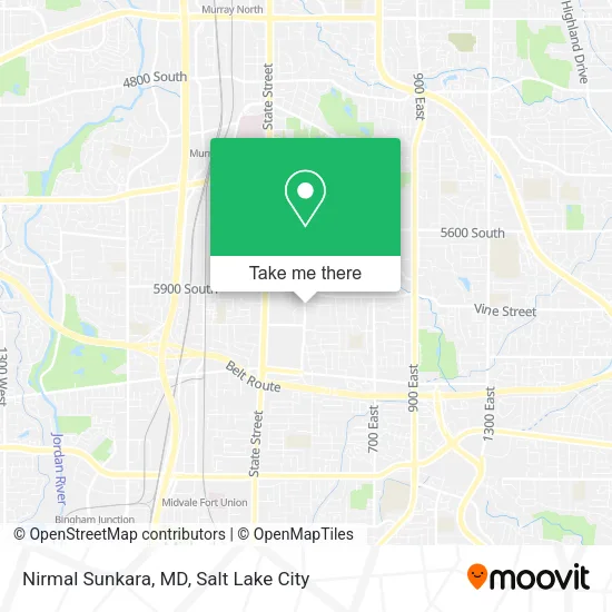 Nirmal Sunkara, MD map