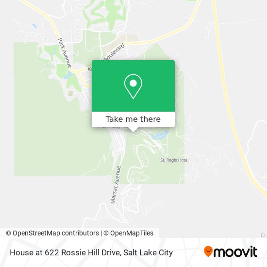 House at 622 Rossie Hill Drive map