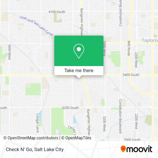 Check N' Go map