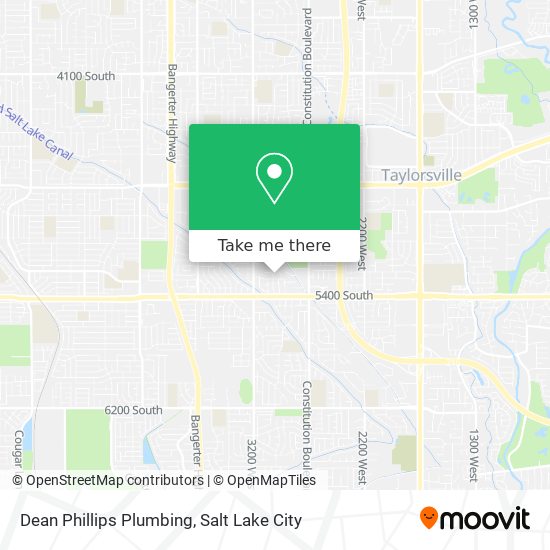 Dean Phillips Plumbing map