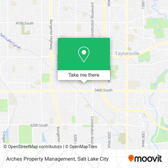Arches Property Management map