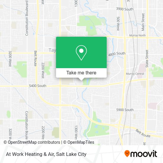At Work Heating & Air map