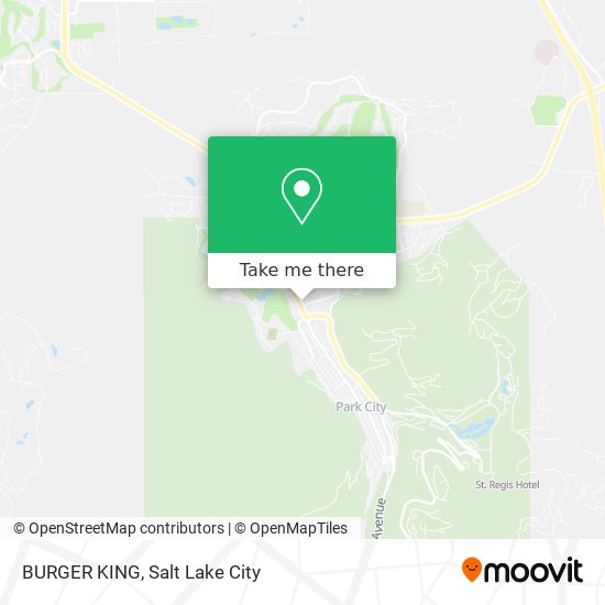 BURGER KING map