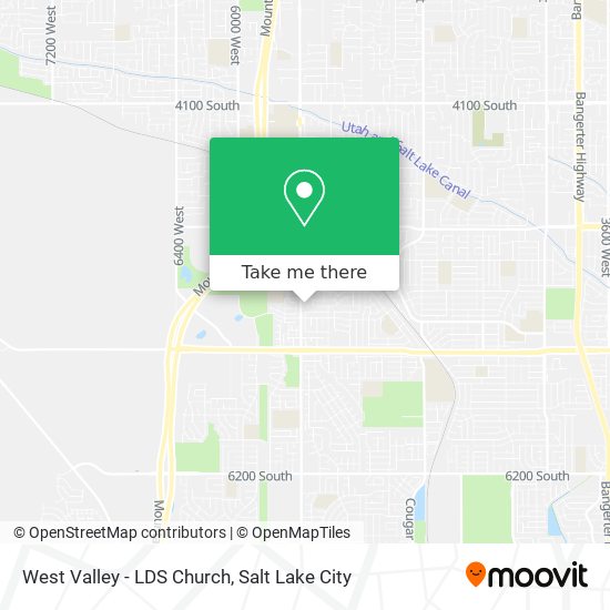 West Valley - LDS Church map