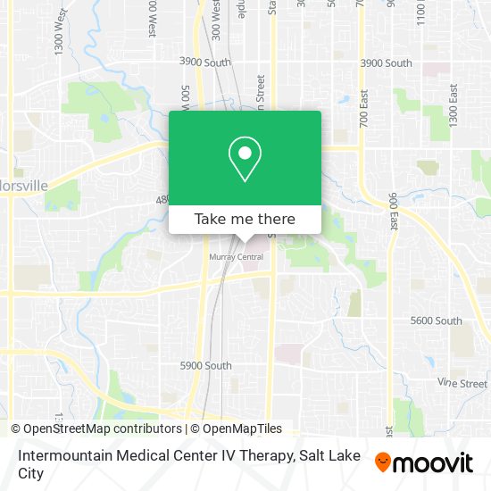 Intermountain Medical Center IV Therapy map