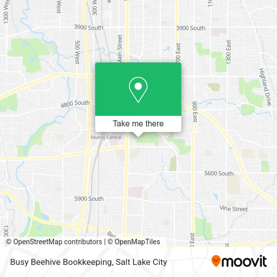 Busy Beehive Bookkeeping map