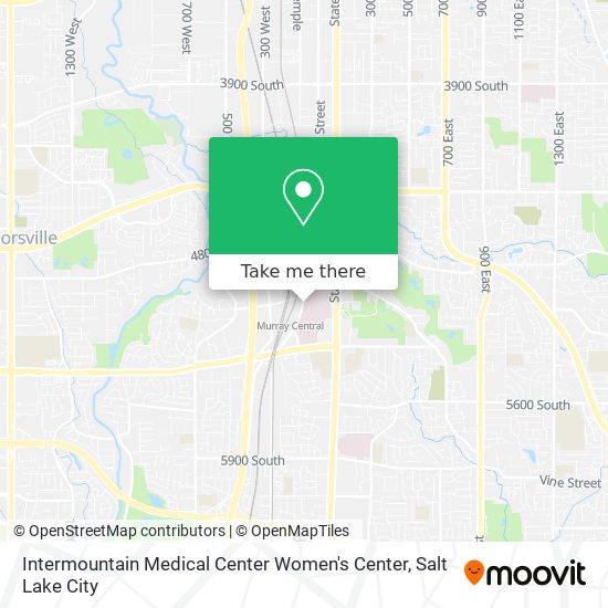 Intermountain Medical Center Women's Center map