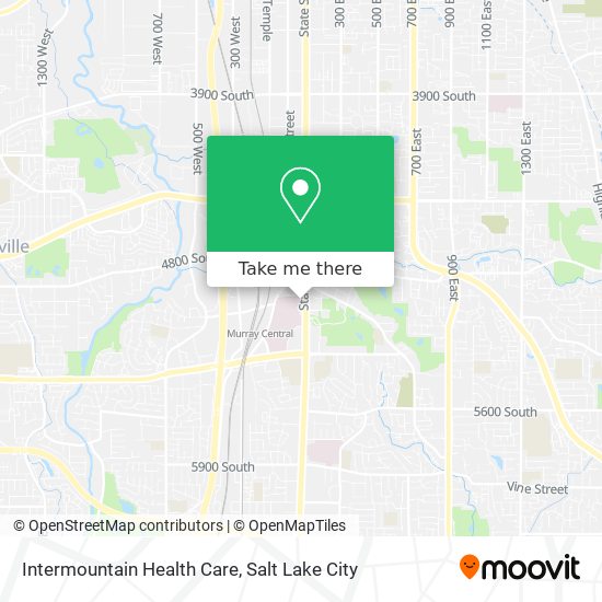 Mapa de Intermountain Health Care