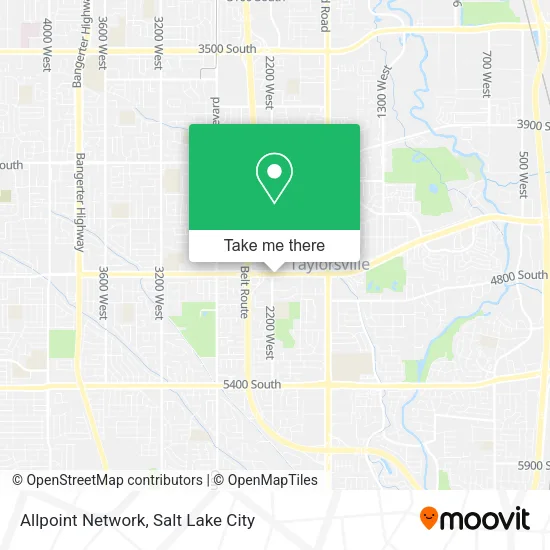 Mapa de Allpoint Network