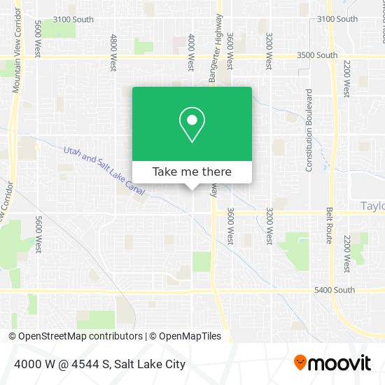 4000 W @ 4544 S map