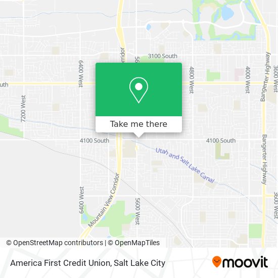 America First Credit Union map