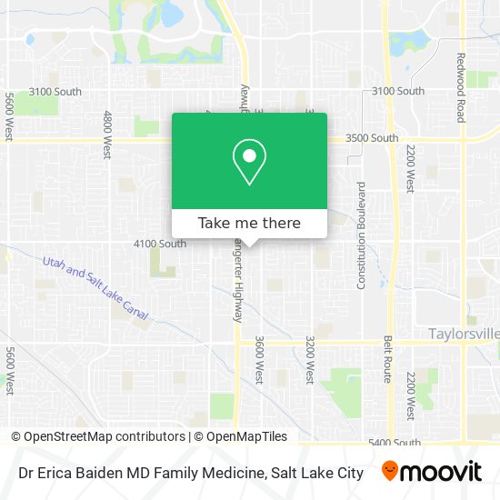 Dr Erica Baiden MD Family Medicine map