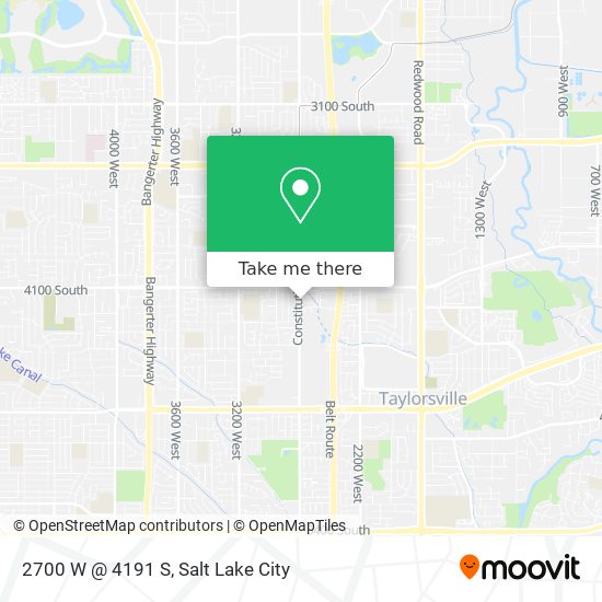 2700 W @ 4191 S map