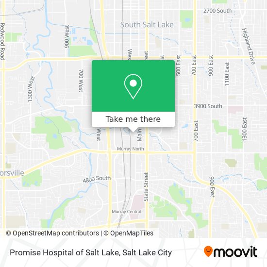 Mapa de Promise Hospital of Salt Lake