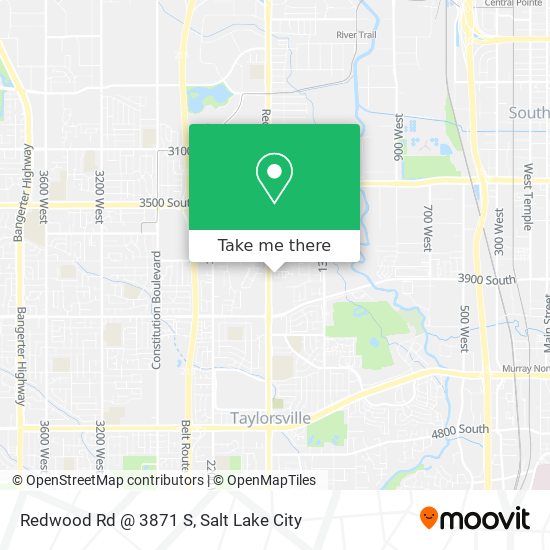 Redwood Rd @ 3871 S map